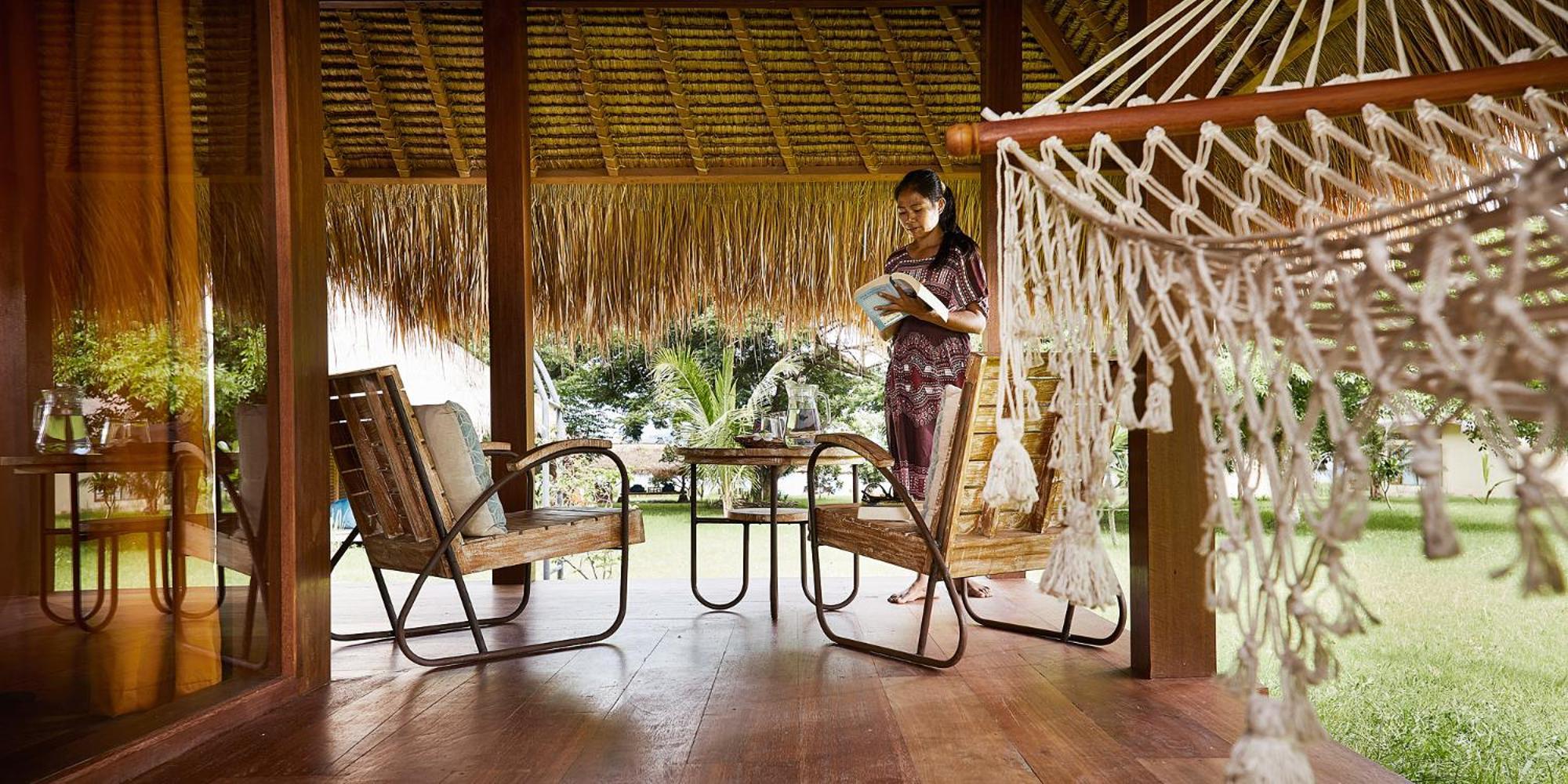 Pearl Beach Resort Gili Asahan Zimmer foto